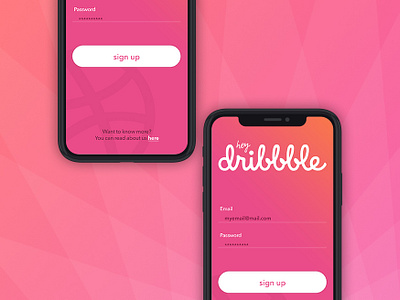 DailyUI - Sign In Mobile App Page