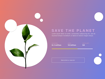 Daily UI - Crowdfunding Campaign