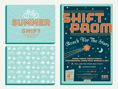 SHIFT coffee design illustration poster