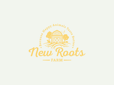 New Roots Farm design farm illustration logo t shirt design