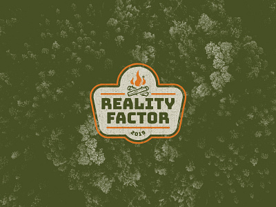 Reality Factor camp campfire camping design fall illustration t shirt design