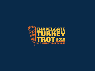 Turkey Trot design illustration t shirt design trot turkey