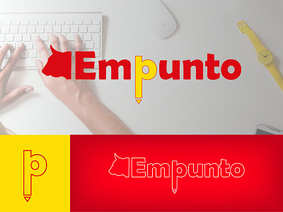 Empunto App Logo branding design graphic design identity illustrator logo typography vector