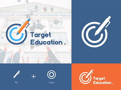 Target Education Logo branding design graphic design identity illustration illustrator logo vector