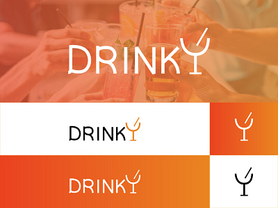 Drinky Logo branding design graphic design identity illustration illustrator logo vector