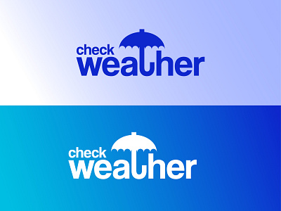 Weather App Logo identity illustrator logo vector
