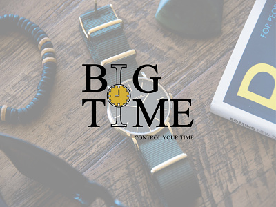 BIG TIME LOGO branding design graphic design identity illustrator logo watches