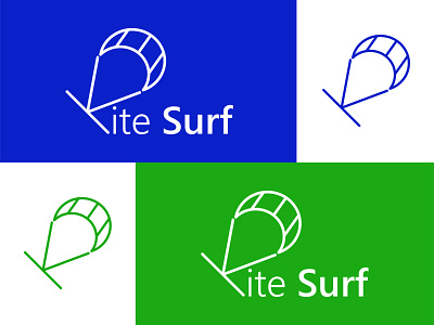Kite Surf Logo branding design graphic design identity illustrator logo