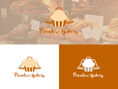 Paradise Bakery Logo branding design graphic design identity illustrator logo