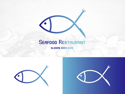 Seafood RestaurantLogo branding design graphic design identity illustrator logo