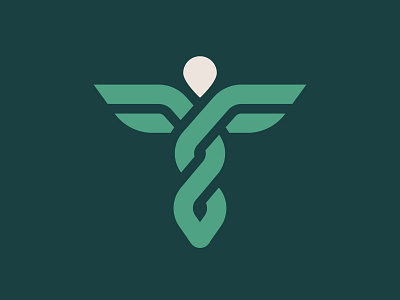 T/Caduceus Icon caduceus healthcare healthcare logo icon logo medical snakes staff wings
