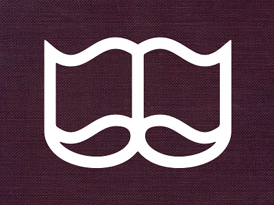 Gentlemen's Book Club - Refined book club gentlemen hipster lines logo moustache movember mustache pringles thick worksonpaper