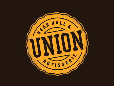 Union Beer Hall & Rotisserie bar beer hall logo pub restaurant seal union