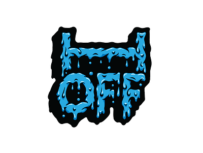 HOFF Slimed illustration illustrator logo logo design slime