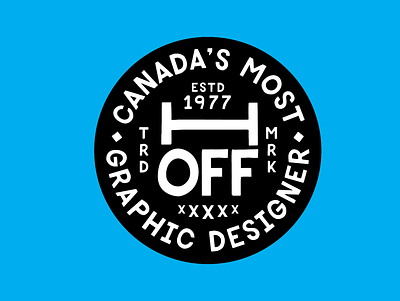 Official HOFF Seal badge badge design