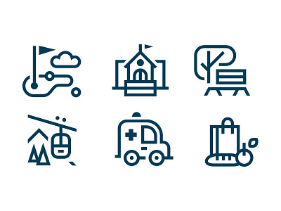 Amenities Icon Set