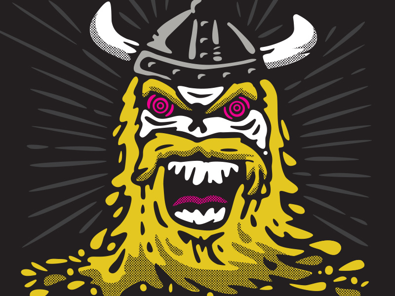 Beer Beard Viking slugger studio zombie blonde crazy undead skeleton viking beard beer