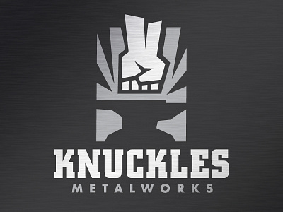 Knuckles Revised Color anvil fist knuckles metal