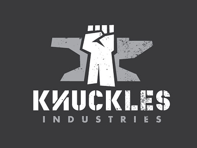 Knuckles B anvil constructivist distressed fist knuckles metal