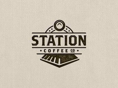Station Coffee Co. cafe coffee espresso hat locomotive medicine shop station train worksonpaper