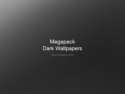 Dark - Wallpapers MEGAPACK