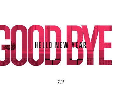 Happy New Year! 2016 2017 design graphic design typography