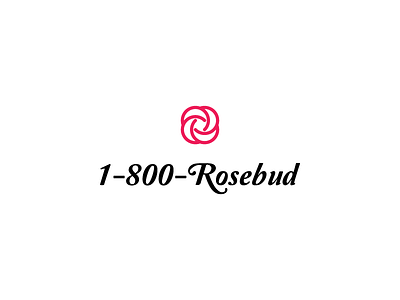 No.06 - 1-800-Rosebud brand branding design graphic design identity logo portfolio thirtylogos visual