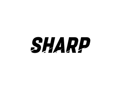 No.16 - Sharp brand branding design graphic design identity logo portfolio thirtylogos visual