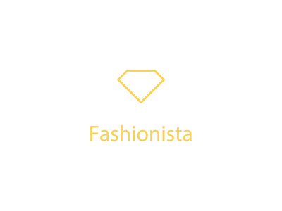 No.28 - Fashionista brand branding design graphic design identity logo portfolio thirtylogos visual
