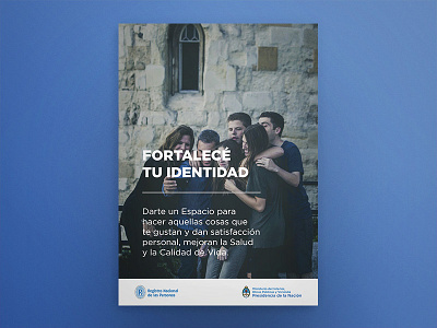 Fortalecimiento. brochure design graphic design poster