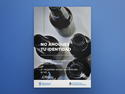 Alcoholismo. brochure design graphic design poster