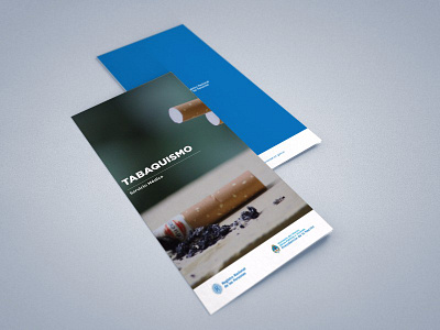 Tabaquismo. brochure design graphic design poster trifold