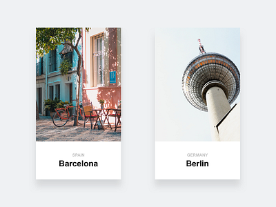 Cities - Barcelona & Berlin