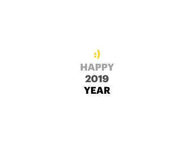 Happy new year 2019 2019 brand branding buenos aires design graphic design identity logo new new year typography vector visual year