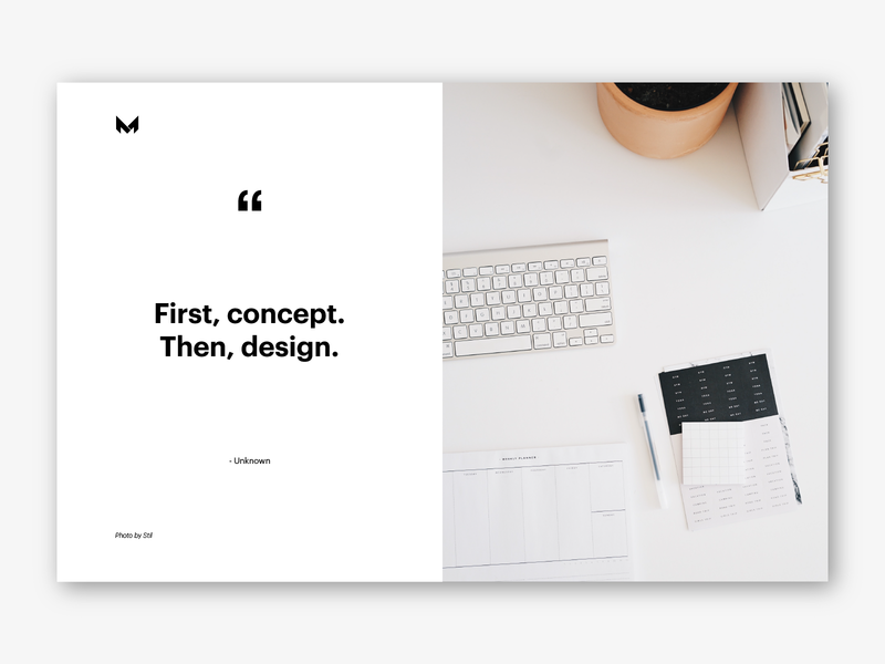 Minimal quotes No.06 by Facu Montanaro on Dribbble