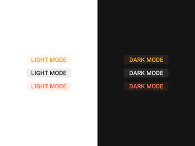 Light mode / Dark mode app color color palette colors colorscheme design ios ui