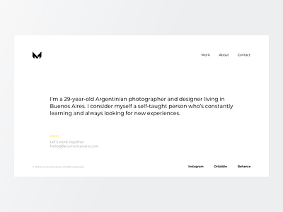 Personal website 2019 updated. brand branding design graphic design identity portfolio ui ux visual web web design website