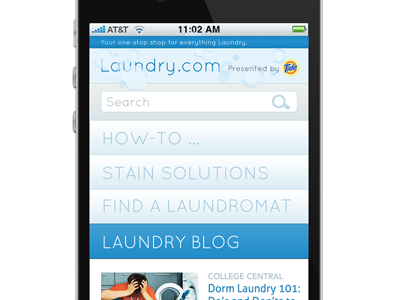 Laundry iPhone