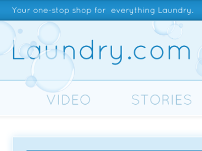 Laundry Site redesign