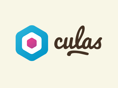 Logo culas creative hexagon logo pixel