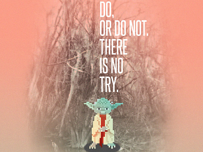 Yoda Motivational Poster poster quotes star wars yoda