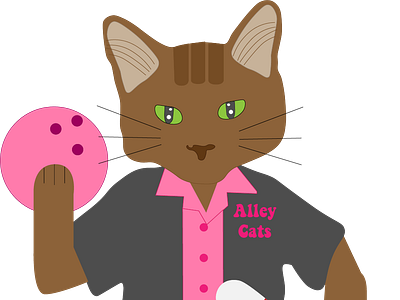 Alley Cat bowling cat cats pun puns