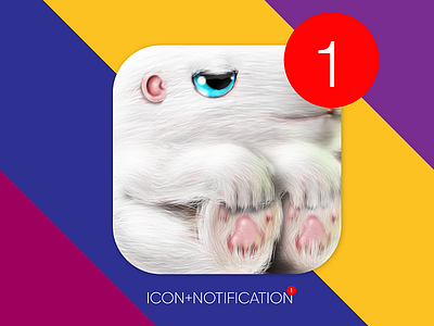 ICON+NOTIFICATION 3 app icon application icon cute illustration ios