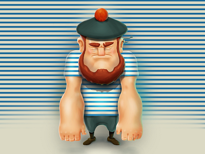 A sailor. A game character concept