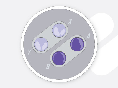 SNES Sticker Design color design flat illustration vector