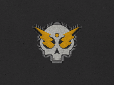 Skull & Bolts graphic design icon illustration logo logo design skull logo skulls stickers vector vectorart vermont