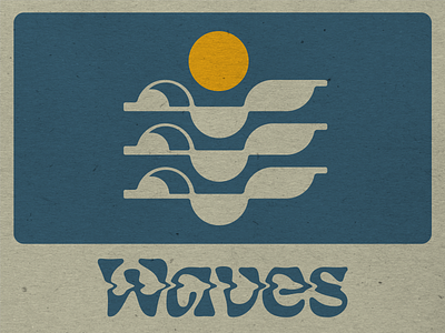 Waves apparel design branding design design inspiration graphic design illustration logo marketing paper textures tshirt design vector vectorart