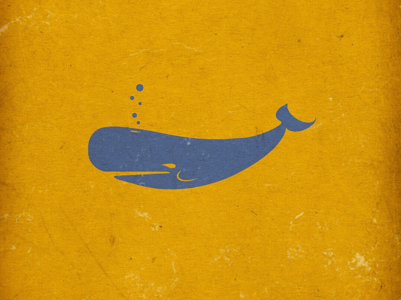Little Whale marketing branding design art vermont artist bright grunge logo design logos graphic design whale
