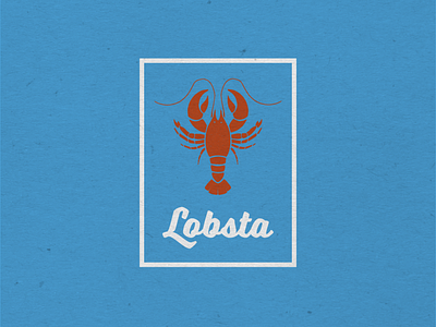 Lobsta branding design graphic design icon illustration lobster logo logo design marketing new england vectorart