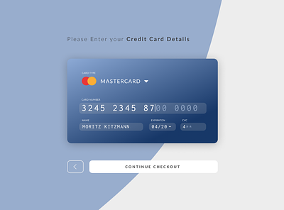 Credit Card Checkout / DailyUi 002 checkout creditcard dailyui design web